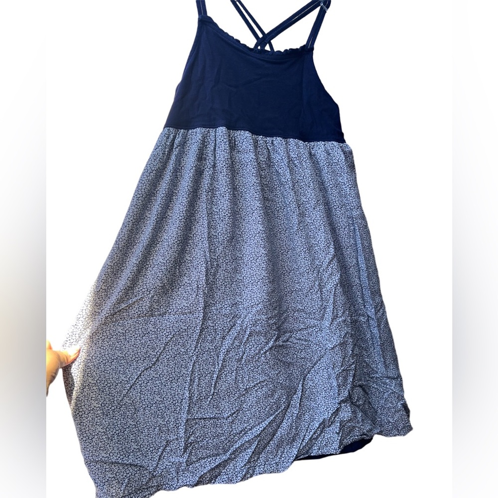 GAP Kids Double Strap K2W Navy Floral Print Size XXL (14-16)